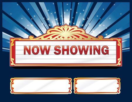 Vector Movie Marqueeのイラスト素材