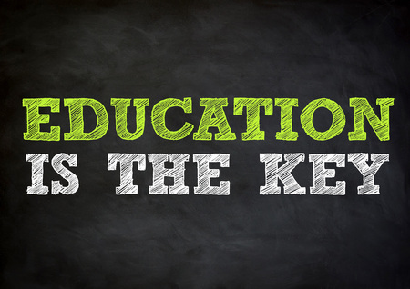 EDUCATION concept on chalkboardの写真素材