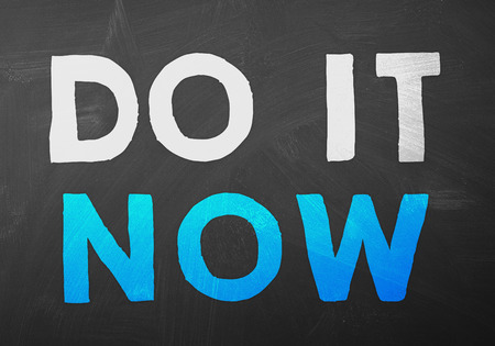 Do It Nowの写真素材