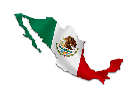 Mexico - map iconの写真素材