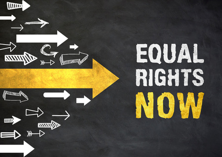 Equal Rights Nowの写真素材