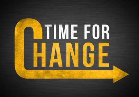 Time for Change - improve yourselfの写真素材