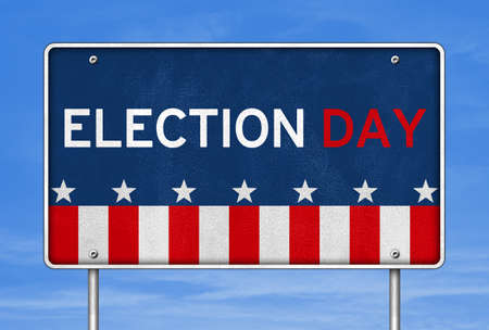 Presidential Election Day in Americaの写真素材