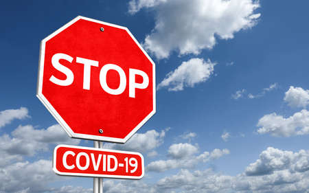 Stop Covid-19の写真素材