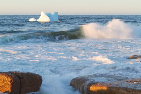 Where Icebergs go to die... Iceberg Alley, Newfoundland and Labrador.の写真素材