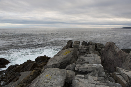 Rugged Atlantic coastline.の写真素材