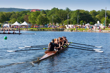 ST. JOHNâ€™S, CANADA, AUGUST 1, 2018: 200th running of the Royal St. Johnâ€™s Regatta. The...