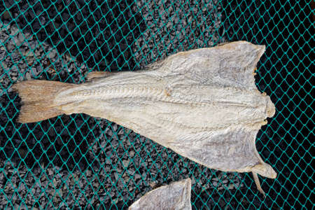 Sun-dried salted codfish, Newfoundland and Labrador.
