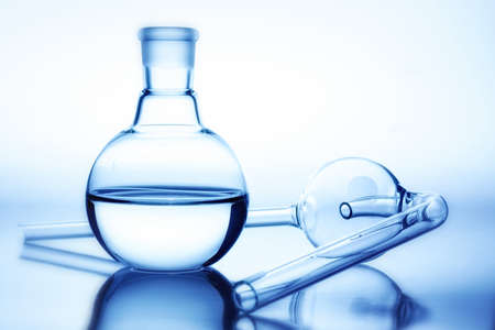 Flat Bottom Flask used for chemical distillation.