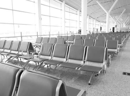 Airport departures terminalのeditorial素材