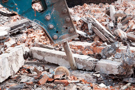 dismantling of a houseの写真素材