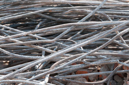 Rounded pipes metal stackの写真素材