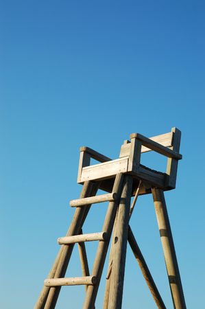 A seat for the baywatch guyの写真素材