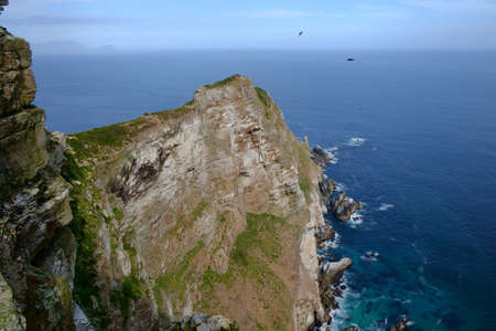 Stunning scenery at the Cape Of Good Hope, South Africa.の写真素材