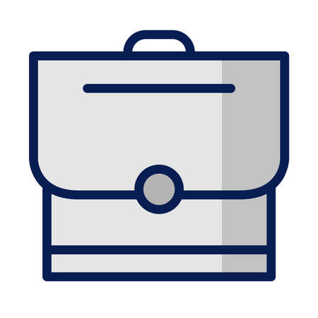 This suitcase icon with filled outline style can use for your business project.のイラスト素材