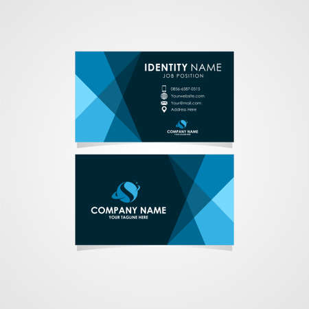 this business card technology theme is perfect for your company or you can use it like software, network.のイラスト素材