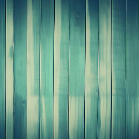 Green wood plank wall texture background. Vintage tone filter effect color style.の素材