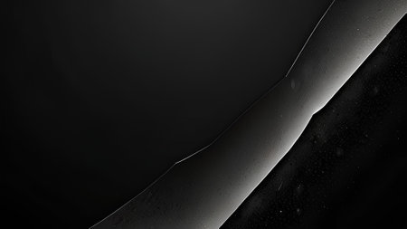 Black and white abstract background with copy space. 3d render illustrationの素材