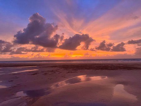 Sunset at Cable Beach Broome, Western Australiaのeditorial素材