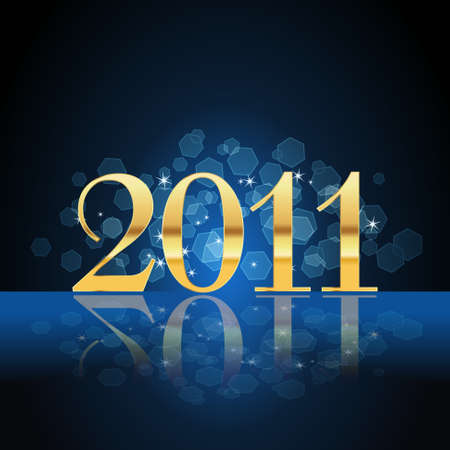 2011 new years card eps10のイラスト素材