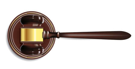 judge gavelのイラスト素材