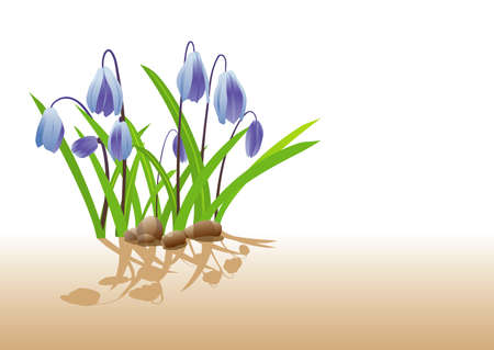 springtime backgroundのイラスト素材