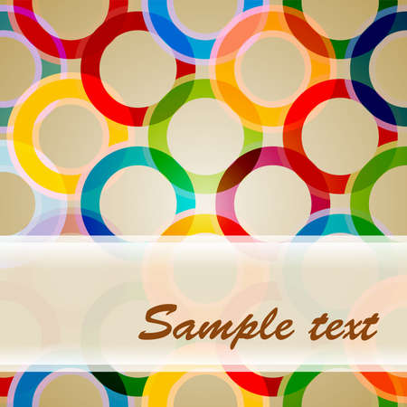 abstract background with transparent circlesのイラスト素材