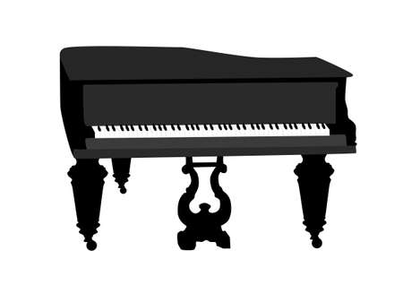 grand piano のイラスト素材