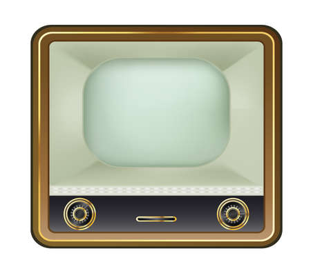 retro tvのイラスト素材