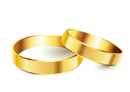 golden ringsのイラスト素材