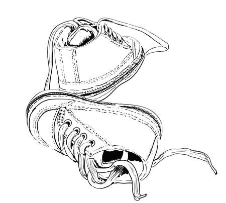baby shoes のイラスト素材
