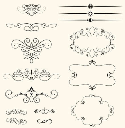 abstract decorative elements のイラスト素材