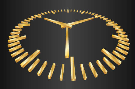 time is goldのイラスト素材