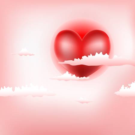 background with heartのイラスト素材