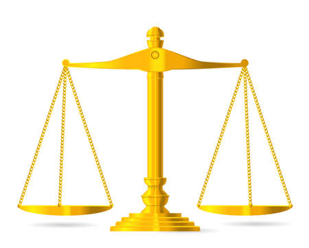 justice concept のイラスト素材