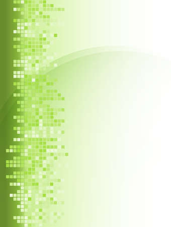 abstract green mosaic square background のイラスト素材