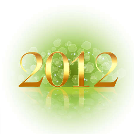 2012 year card のイラスト素材
