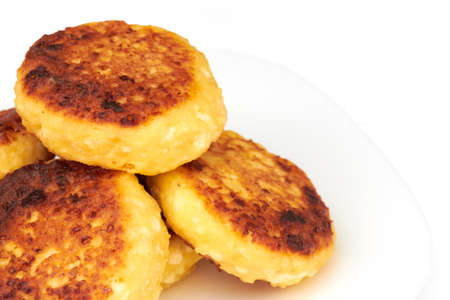 sweet cheese pancakesの写真素材