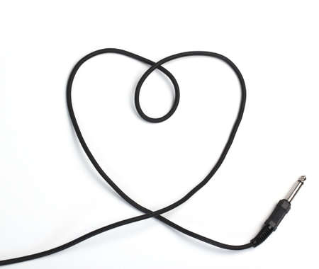 heart made with socket jackの写真素材