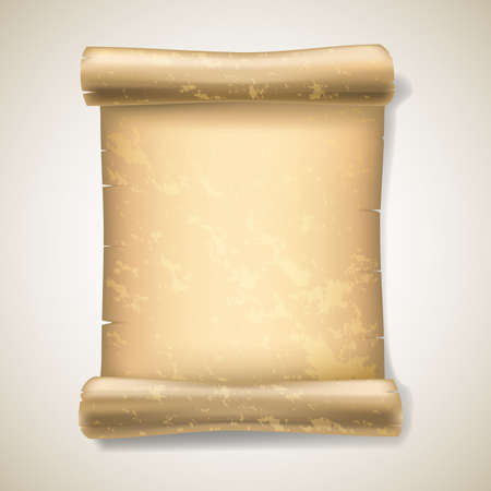 realistic ancient scrollsのイラスト素材