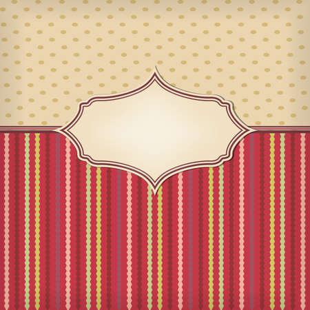 retro background with texture and frameのイラスト素材