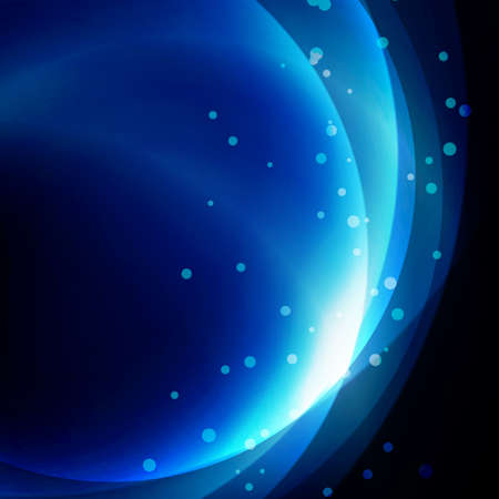 abstract wavy blue backgroundのイラスト素材