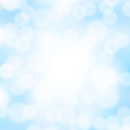 abstract blue bokeh backgroundのイラスト素材