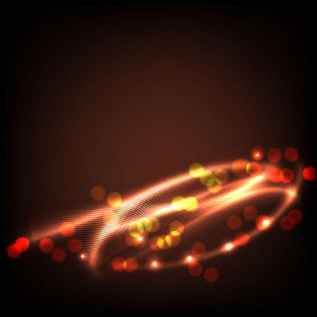 background with bokeh and light traysのイラスト素材