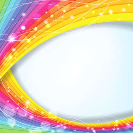 abstract background with rainbow colorsのイラスト素材