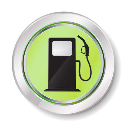 gas station buttonのイラスト素材