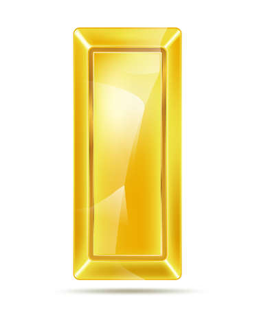 golden bar with reflectionsのイラスト素材