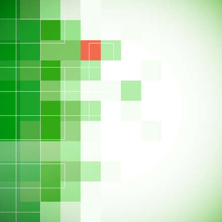 green background with mosaic effectのイラスト素材
