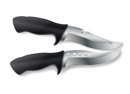 pair of knivesのイラスト素材