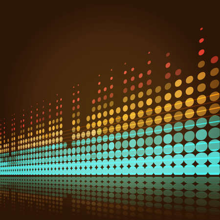 musical background with lines in retro styleのイラスト素材